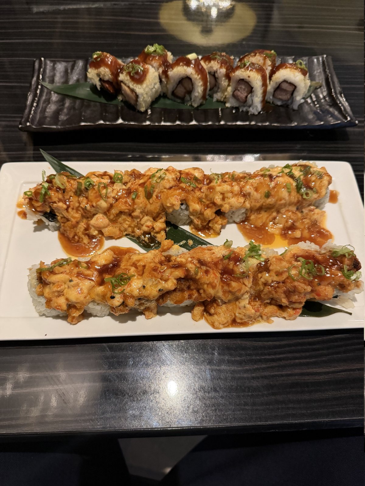 Big Bang and Golden Pig rolls at Top Sushi